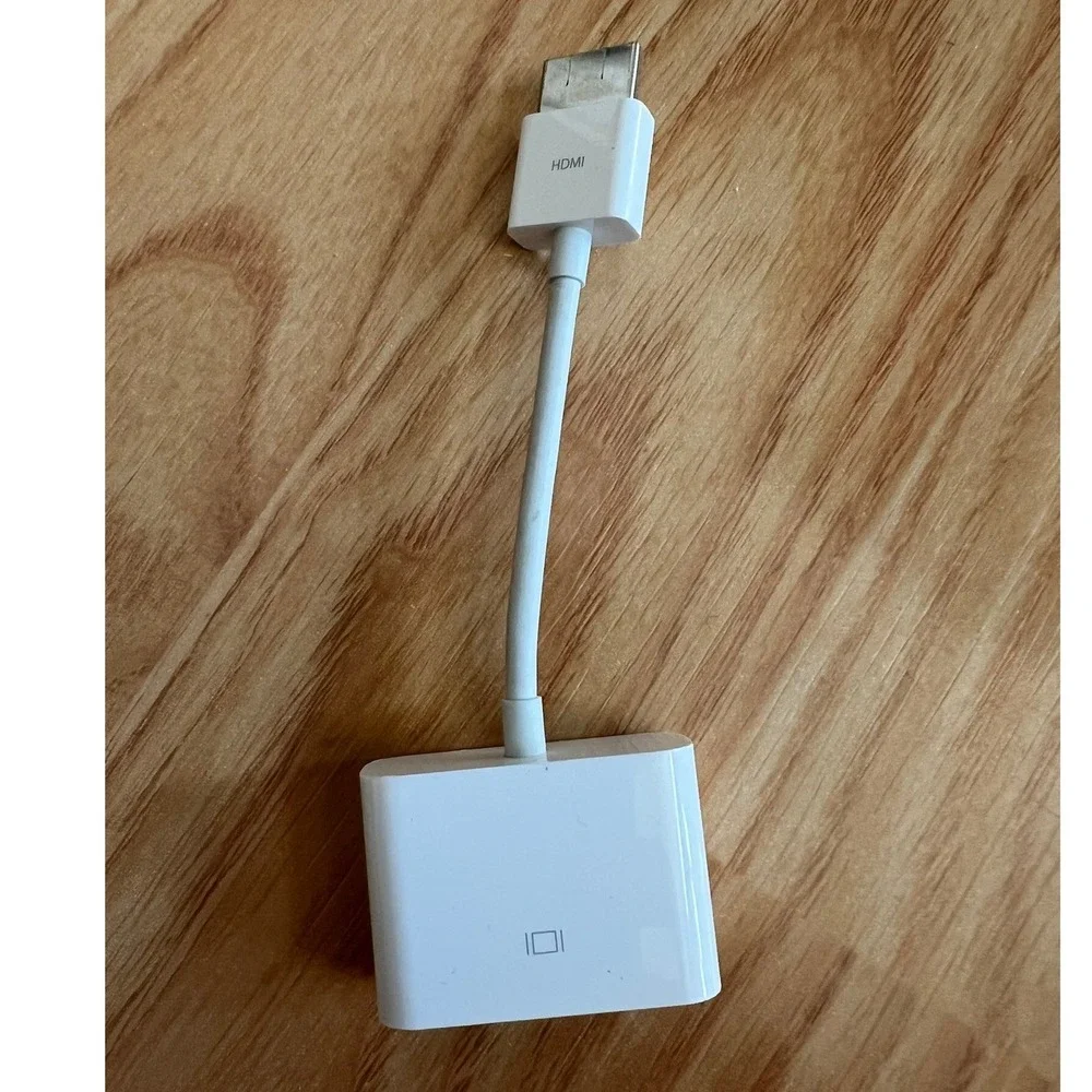 Apple Mini DisplayPort to DVI Adapter Unisex OS White Very Good A1305 MB570LL/B